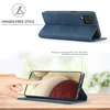 Galaxy A12 5G Hülle, Standfunktion Kartenfach Wallet Leder Produktbild-Vorschau 3