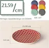 DOWAN Set di 6 piatti in porcellana 21,5 cm Piatto da Anteprima dell’immagine prodotto 3