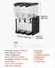 Distributeur de boissons électrique VEVOR, capacité de 3 x Voir les images du produit 7