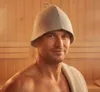 Isomedix 26455, gorro para sauna, de plástico, color gris Vista previa de la imagen del producto 15