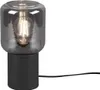 Trio Leuchten Tischleuchte Nico E27, schwarz, Metall/Glas Produktbild-Vorschau 3