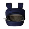 An open navy blue backpack with a black interior. Produktbild-Vorschau
