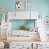 Sweiko Lit superposé, Lit d'enfant Avec fenêtre, Avec Voir les images du produit 1