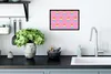 MuchoWow® MuchoWow® Gerahmtes Poster Eis - Muster - Rosa Produktbild-Vorschau 2