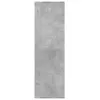 A plain, vertical shot of a gray bookshelf against a white background. Náhled obrázku produktu