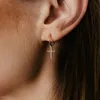 Julie Julsen JJER01147.3 Damen Ohrringe Kreuz Silber 925 Produktbild-Vorschau 2