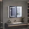 INONEFT Badezimmer Spiegelschrank mit Beleuchtung, LED Produktbild-Vorschau 1
