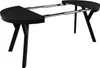 Esstisch ARI Rund 90-190 cm Ausziehbar Schwarz Matt Produktbild-Vorschau 9