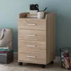 FineBuy Kontajner na kolieskach, biely, 40 x 70,5 x 33 cm, Náhľad obrázku produktu 2