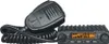 A black Albrecht AE 6110 VOX Mini-CB radio with a microphone attached by a coiled cord, set against a white background. Produktbild-Vorschau