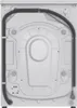 The back view of a white washing machine. Produktbild-Vorschau