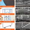 Vevor Trampolina Dziecięca Mini 147 Cm Z Siatką I Koszem Podgląd zdjęcia produktu 5