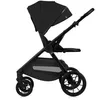 A black stroller is shown against a white background. Produktbild-Vorschau