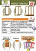 Porte Fenetre Bois 2 Vantaux H205 x L120 Cotes Tableau Voir les images du produit 4