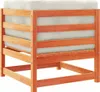vidaXL 2-tlg. Garten-Sofagarnitur mit Kissen Wachsbraun Produktbild-Vorschau 4