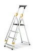 Drabest | Scala - 4 gradini, portata 150kg - Scala con Anteprima dell’immagine prodotto 1