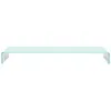 vidaXL Rehausse TV/moniteur verre vert 110x30x13 cm Voir les images du produit 8