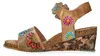Laura Vita Damen Sandalette Boho Leder mit Lasercut und Produktbild-Vorschau 4