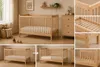 Detská postieľka Baby Happy Bliss SASHA, 120x60 cm – Náhľad obrázku produktu 1