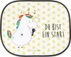 Mr. & Mrs. Panda Auto Sonnenblende Einhorn Sänger - Weiß - Produktbild-Vorschau 1