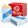 Popcornloop ® Blaue Popcorntüten 50 Stück Popcorn Box Tüten Produktbild-Vorschau 1