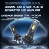 2 Stück H7 LED-Scheinwerferlampe, hohe Helligkeit, 14000 Produktbild-Vorschau 4