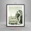Gerahmtes Poster - Schwarzer Rahmen - Wasserspeier Paris Produktbild-Vorschau 5