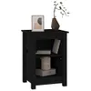 vidaXL Nachttisch Schwarz 40x35x55 cm Massivholz Kiefer Produktbild-Vorschau 5