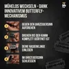 Instructions on how to change a razor blade using a butterfly mechanism. Voir les images du produit