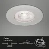 Briloner, juego de 3 focos empotrables LED Kulana, cromo Vista previa de la imagen del producto 6