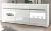 Sideboard "Nobile" in weiß Hochglanz grau Kommode 217 x 90 Produktbild-Vorschau 2