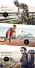 Collage of three images showing different sports activities: cycling, running, and mountaineering, with smartwatch displays shown in each. Náhled obrázku produktu