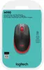 Logitech M190 Maus kabellos schwarz, rot Produktbild-Vorschau 1