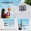SPORTNOW Basketballkorb mit Rückwand für Outdoor & Indoor Produktbild-Vorschau 4