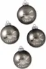 FC St. Pauli - Christbaumkugeln Totenkopf - grau Produktbild-Vorschau 1