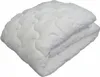 A folded white duvet on a white background. Produktbild-Vorschau