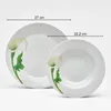 Tafel-Set Elegant Calla 12-teilig Porzellan weiß mit Produktbild-Vorschau 3