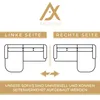 AX LIVING Beige Ecksofa mit Schlaffunktion und Bettkasten Produktbild-Vorschau 8