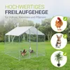 Juskys Freilaufgehege 2x2x2m - Metall Hühnerstall 4 m² mit Produktbild-Vorschau 7