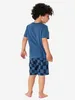 Pyjama pour garçon Schiesser Nightwear bleu atlantique - Voir les images du produit 11