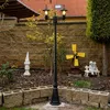 MasterLED Lampa LED na słupie 2-płomieniowa E27 Czarna Podgląd zdjęcia produktu 1