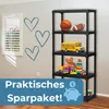 2er Set Steckregal Kunststoff Standregal Vorratsregal Produktbild-Vorschau 6