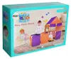 IMPORT LEANTOYS Buntes Kinderhaus-Zelt 112 cm x 110 cm x Produktbild-Vorschau 3