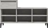 vidaXL Schuhregal Betongrau 102x36x60 cm Holzwerkstoff - Produktbild-Vorschau 4
