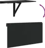 Nástěnný sklápěcí stůl černý 100 x 60 x 56 cm kompozitní Náhled obrázku produktu 8