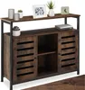 tectake® Sideboard Warrington mit höhenverstellbaren Produktbild-Vorschau 8