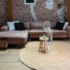 Tapis ronds en jute Mrcarpet Nature 300cm Voir les images du produit 8