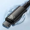 A close-up shot of a black USB-C cable connector submerged in water. Náhľad obrázku produktu