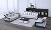 Sofagarnitur Couch Polster Sofa Set 311 Leder Couchen Sofas Produktbild-Vorschau 2