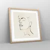 Gerahmtes Poster - Rahmen in heller Eiche - Minimalismus Produktbild-Vorschau 8